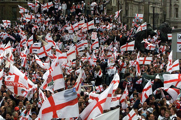 England World Cuo Rugby Champions parade:Trafalgar Square